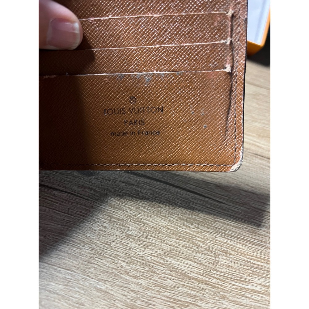 Louis Vuitton Monogram Bifold Wallet Money Clip Made in France - Picture 4 of 13